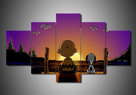 peanuts snoopy wall art